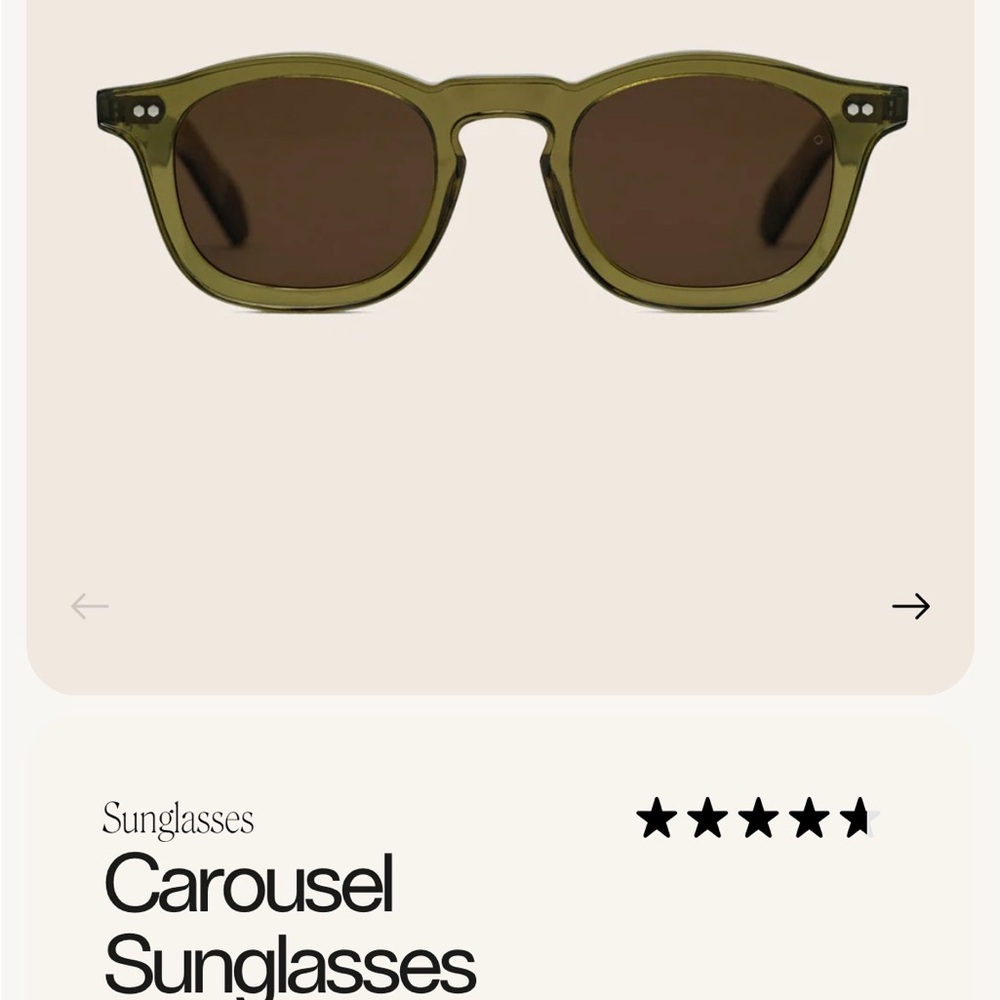 Olive Green Sunglasses